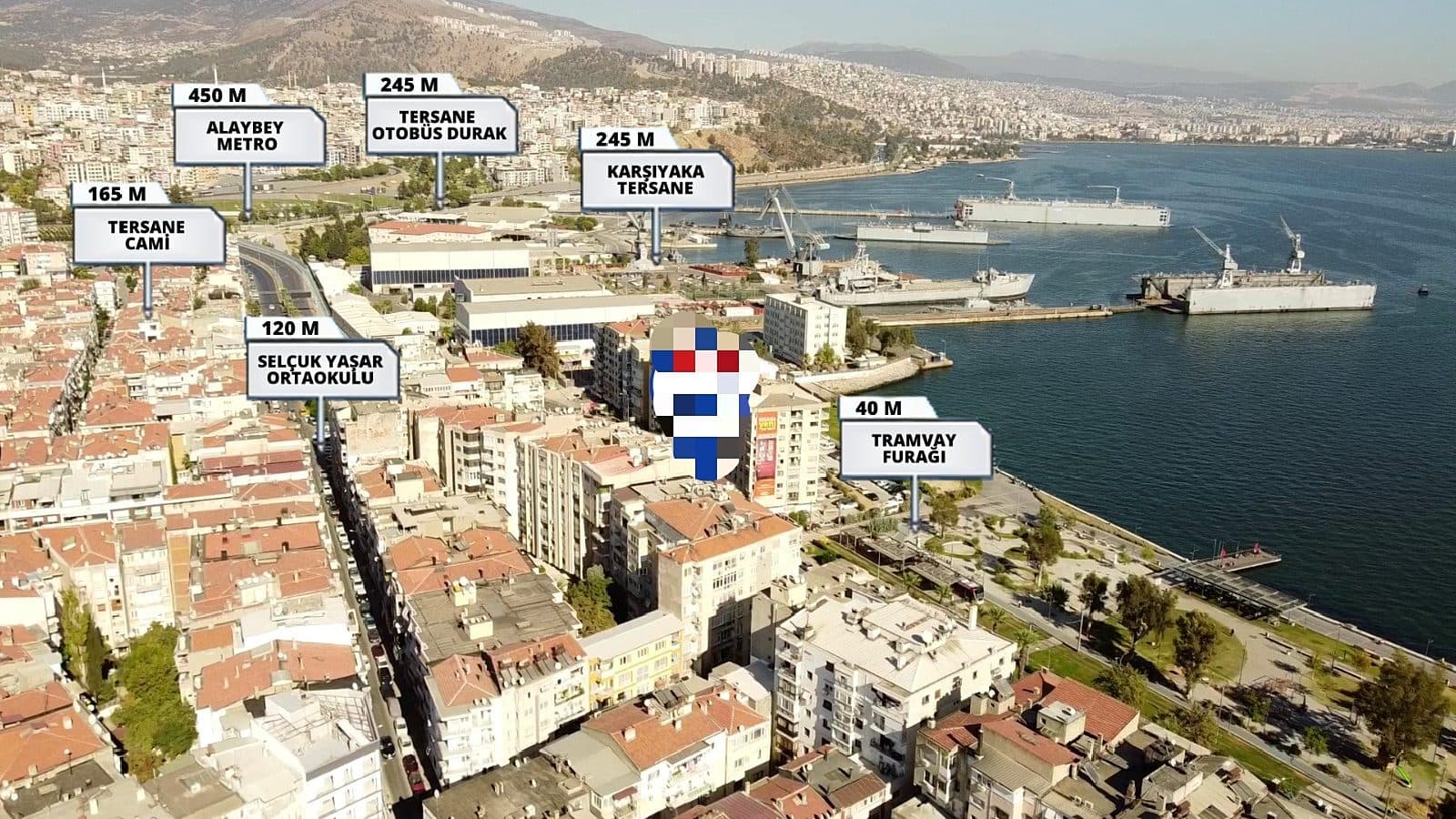 Karşıyaka Tersane de Satılık Yalı Dairesi