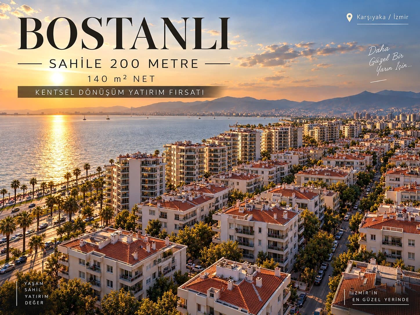 3+1 Daire · BOSTANLI, KARŞIYAKA — fotoğraf 2/6