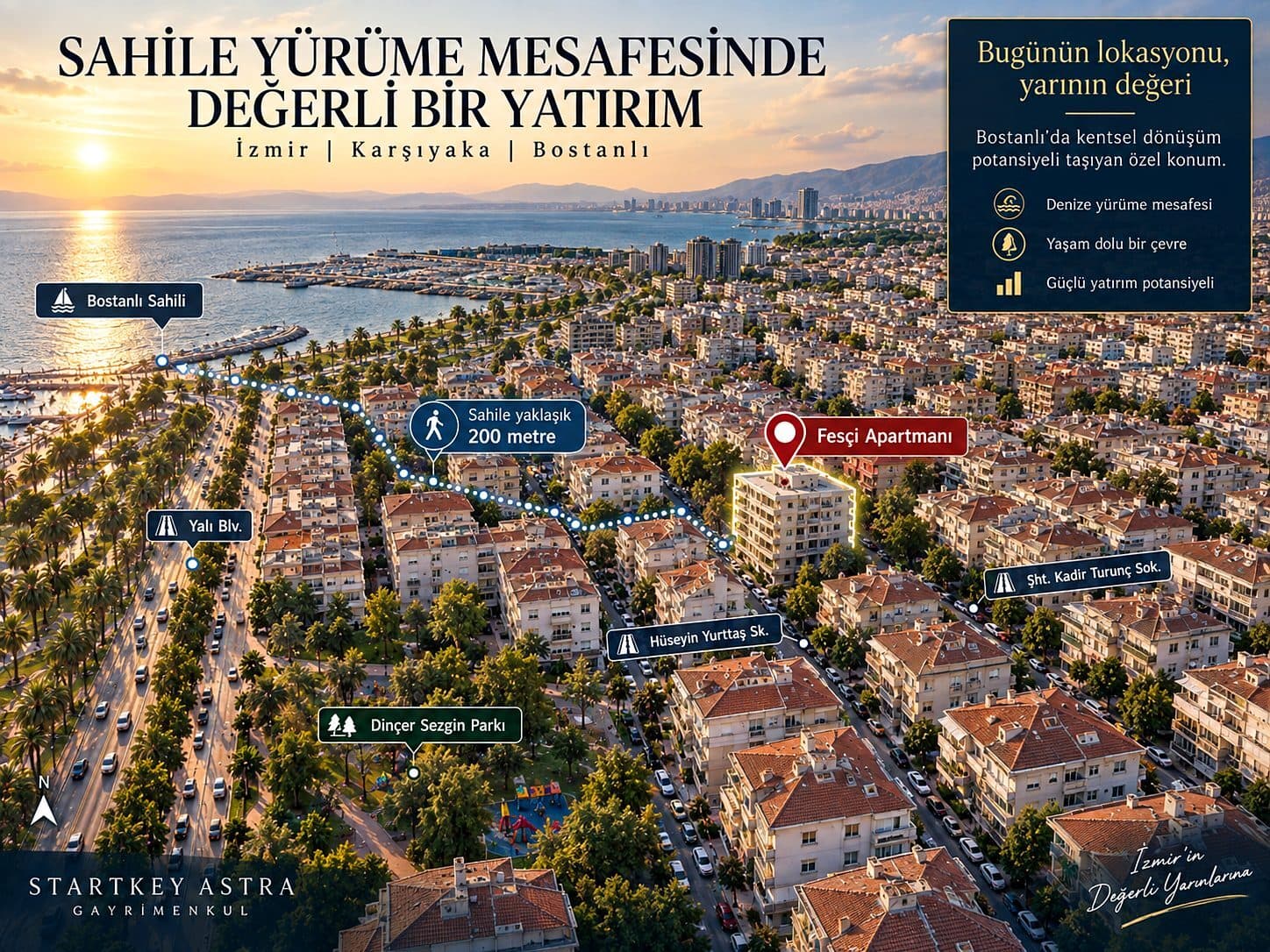 3+1 Daire · BOSTANLI, KARŞIYAKA — fotoğraf 3/6